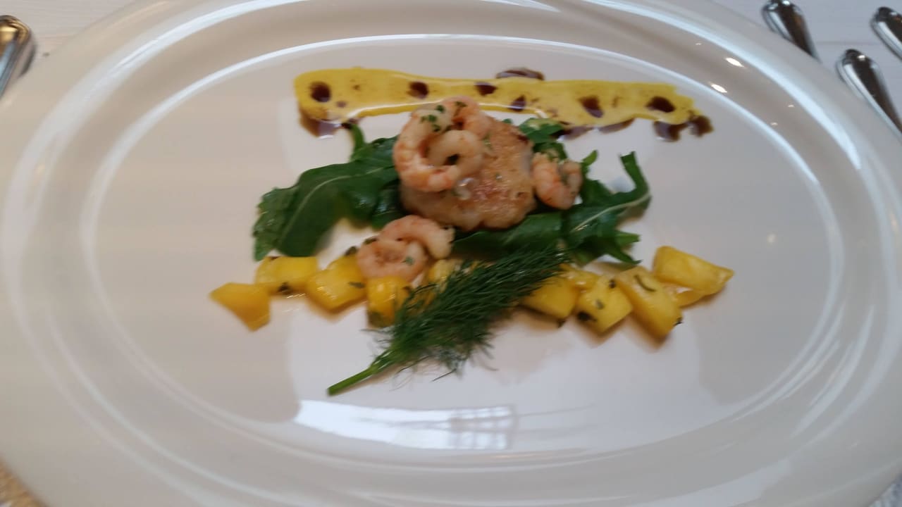 Jakobsmuschel, Krabben Hotel Bären