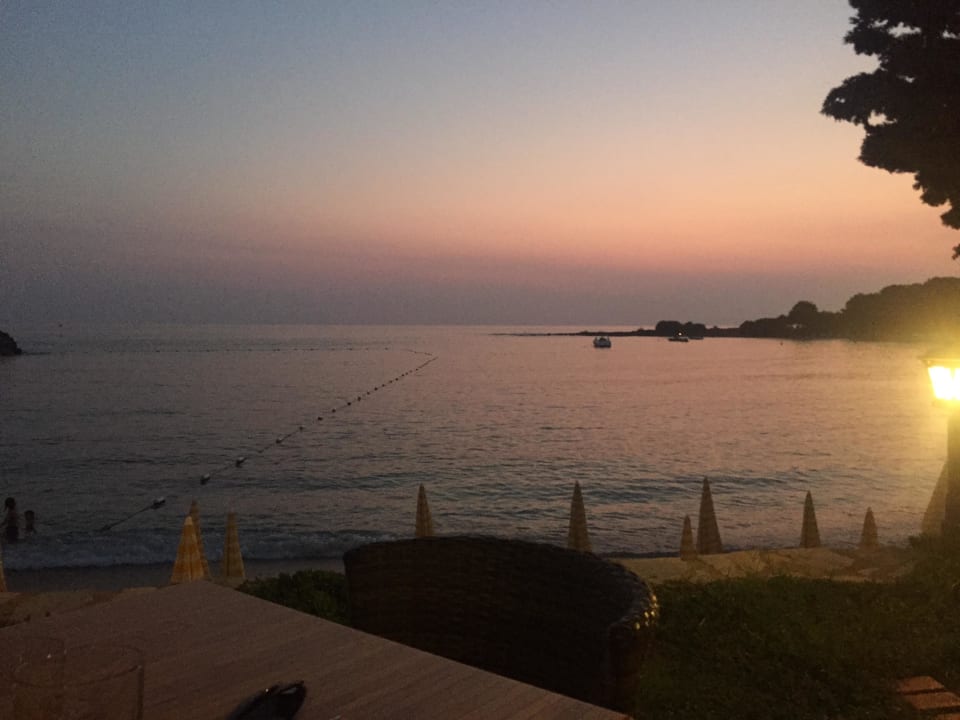 Abends Blick aufs Meer Incekum Su Hotel