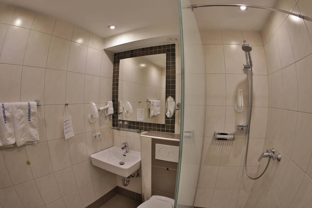 Badezimmer Gästehaus Fernblick