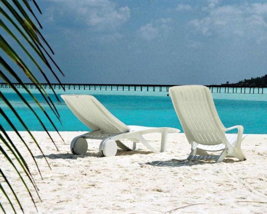 Wer möchte sich hier nicht hinsetzen? Anantara Dhigu Maldives Resort