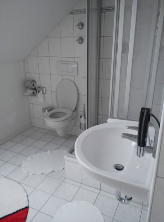 Badezimmer im Appartement Landgasthof Zum Brückenwirt