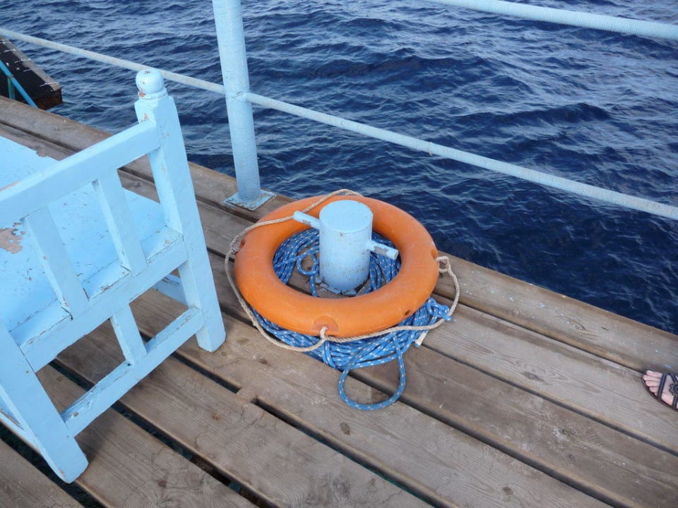 Rettungsring am Jetty Sentido Akassia Beach
