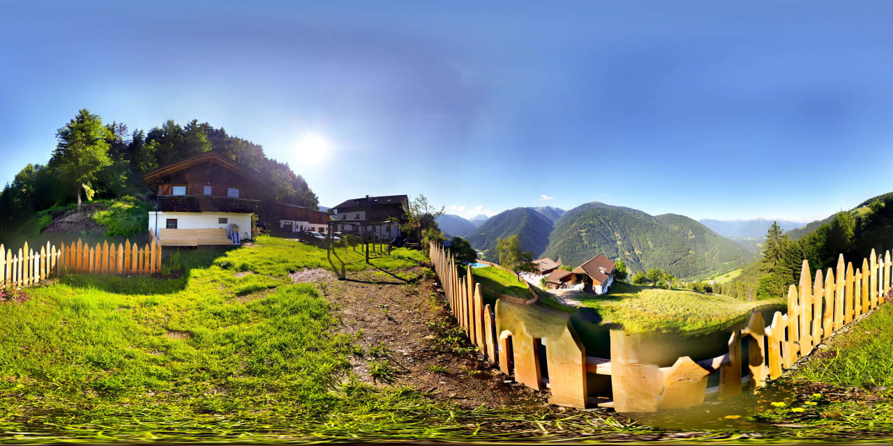 Ausblick Ferienbauernhof Löchlerhof Lüsen Dolomites