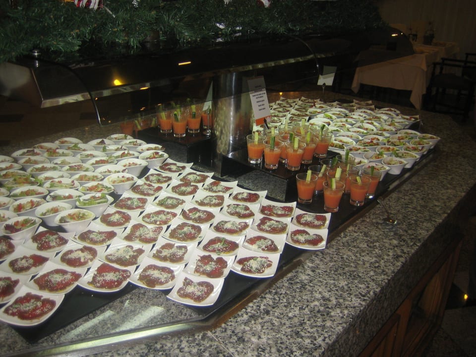 Vorspeisen Hotel Riu Palace Maspalomas Adults Only