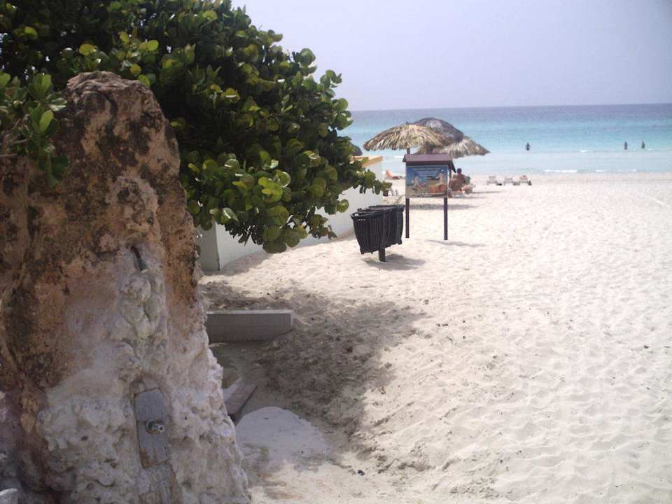 Dusche am Strand Starfish Cuatro Palmas