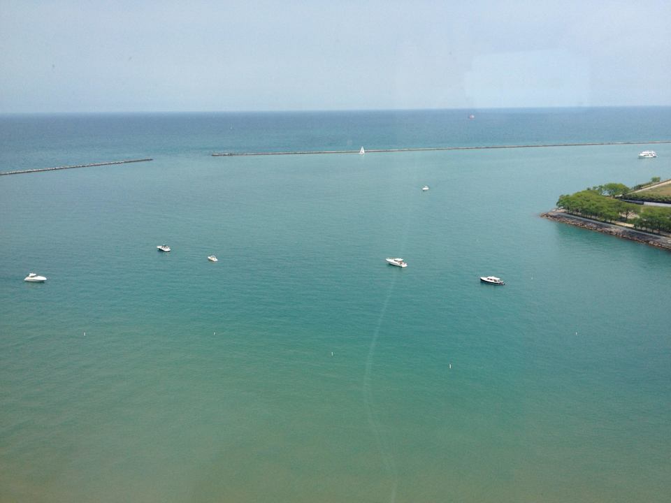 Vue depuis notre chambre Hotel W Chicago Lakeshore