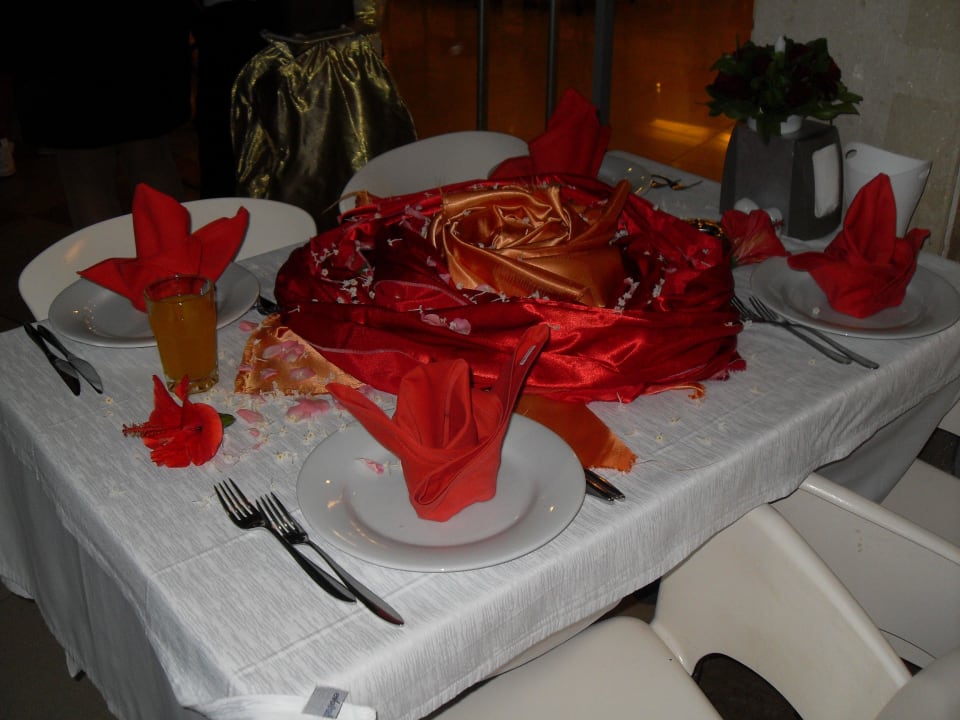 Abschiedstisch Alaiye Resort & Spa