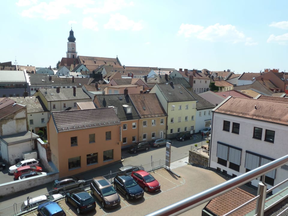 Blick vom Balkon Hotel Randsbergerhof