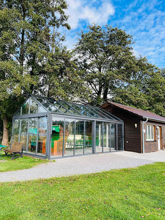 Außenansicht Romantik Hotel Jagdhaus Eiden am See