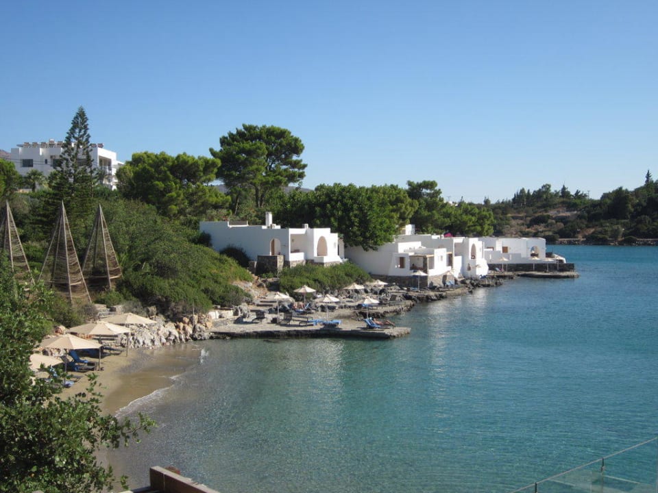 Kleine Badebucht Minos Beach Art Hotel