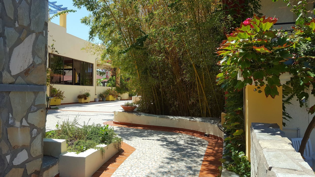 Außenbereich Apollon Hotel