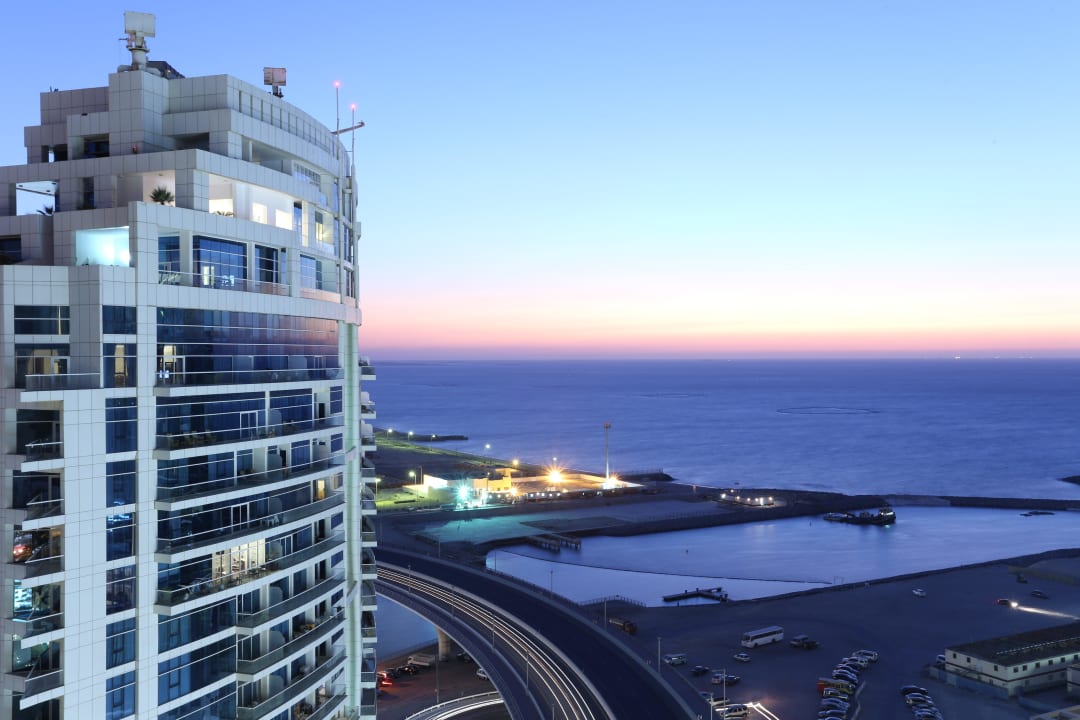 Areal view from Hotel terrace Ramada Hotel and Suites by Wyndham Dubai JBR