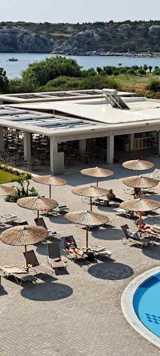 Ausblick Myrina Beach Hotel