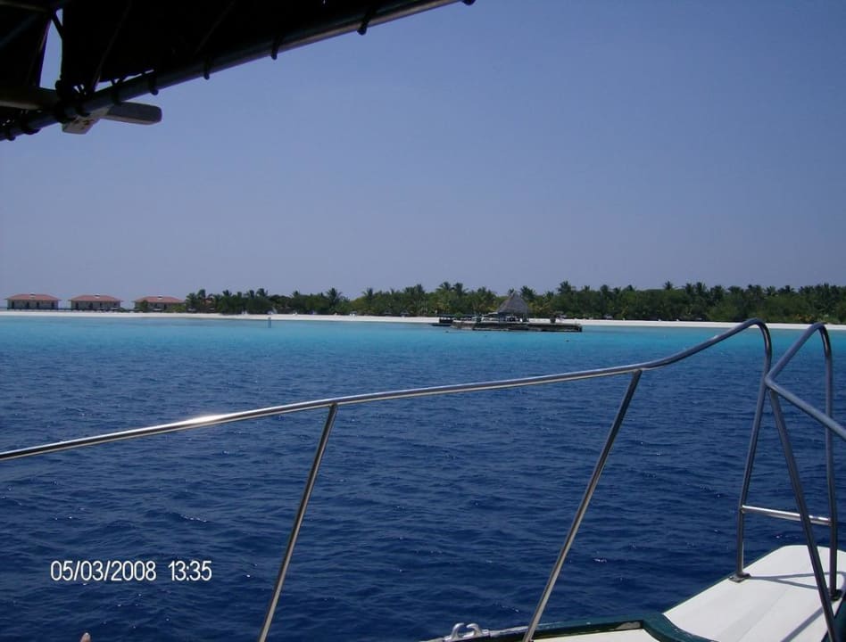 In Anfahrt auf Summer Island Village Summer Island Maldives
