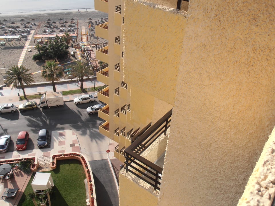 Blick vom Balkon nach rechts  Meliá Costa del Sol