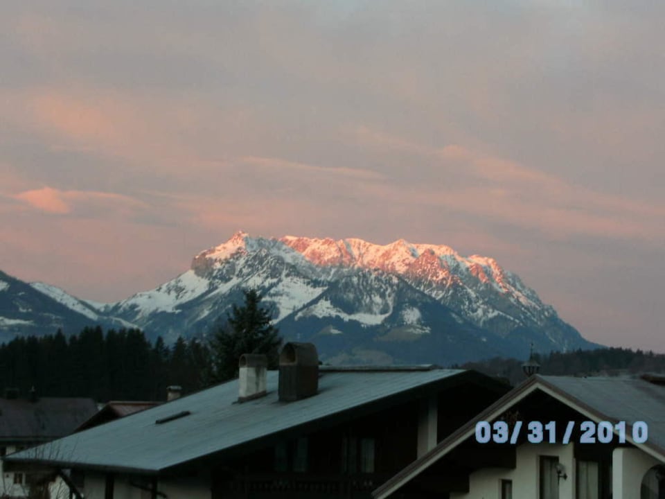 Vom Balkon aus auf die Berge Hotel Zum Postillion