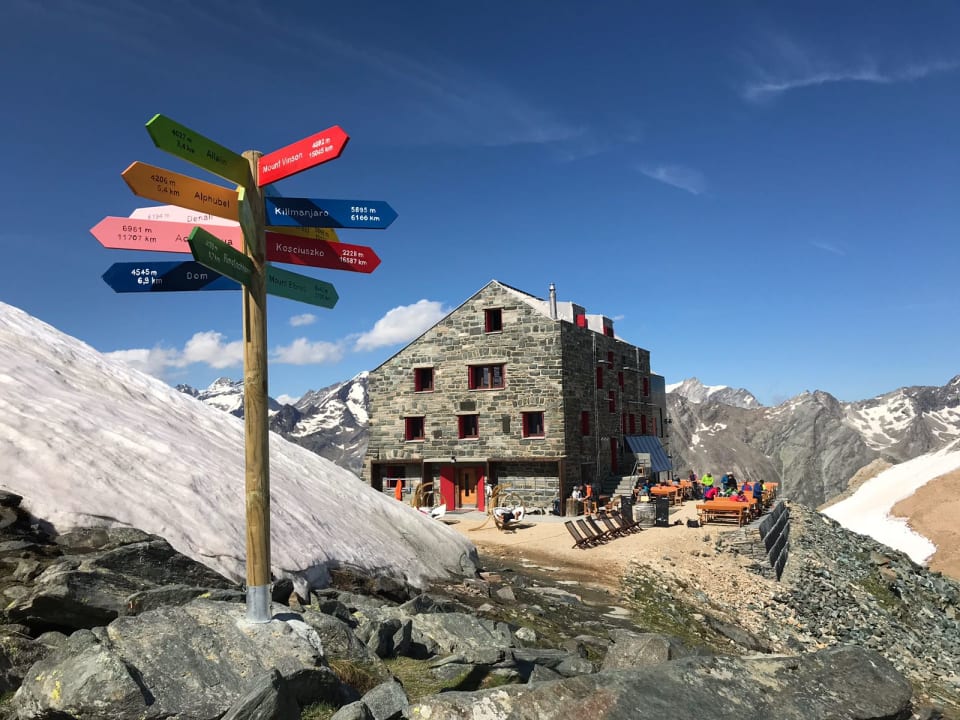 Außenansicht Britannia Hütte SAC