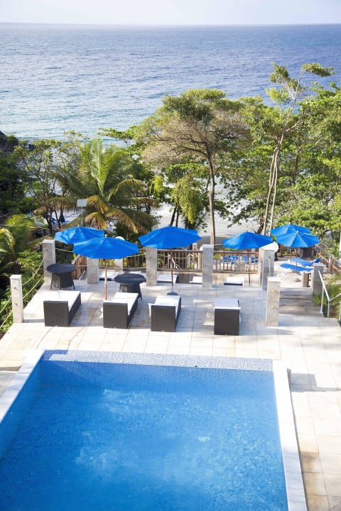View of pool and the Sea Hotel Bacolet Beach Club