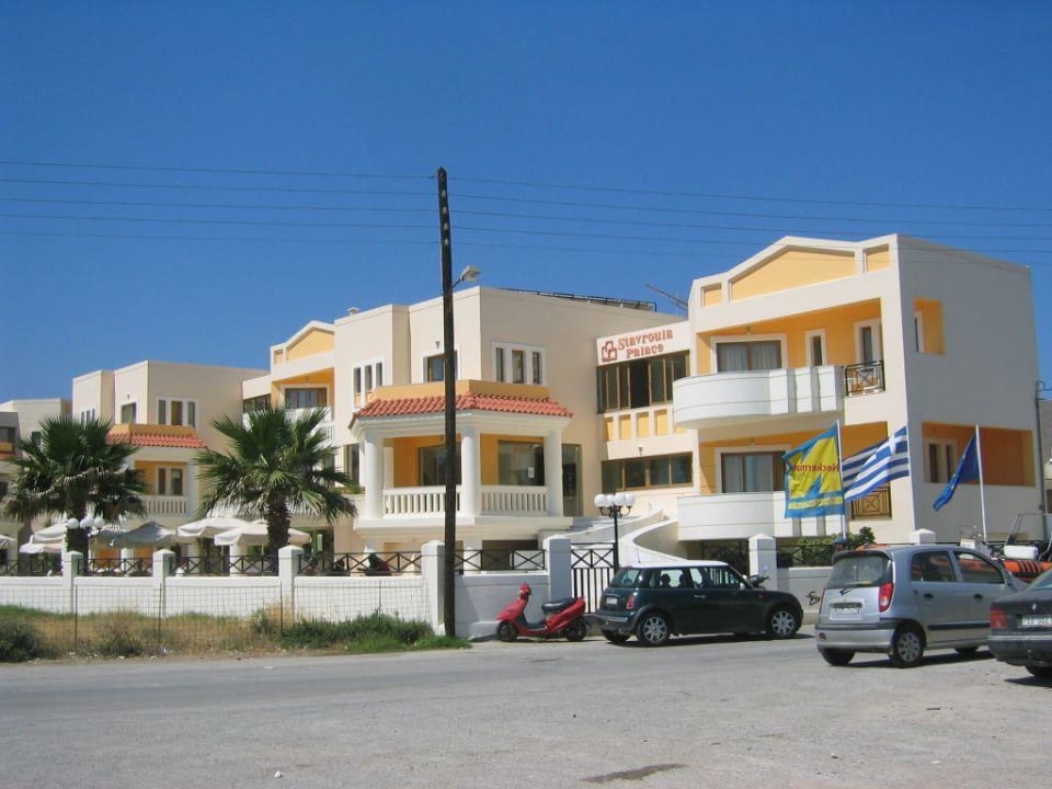 Hotelansicht (Strasse) Hotel Stavroula Palace