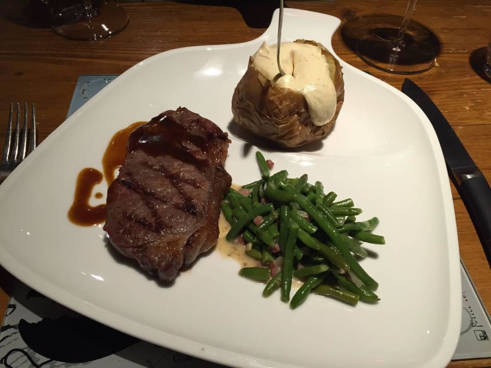 N.Y. Roastbeef Steak  (Jagdhofstuben) Relais Chateaux Jagdhof Glashütte