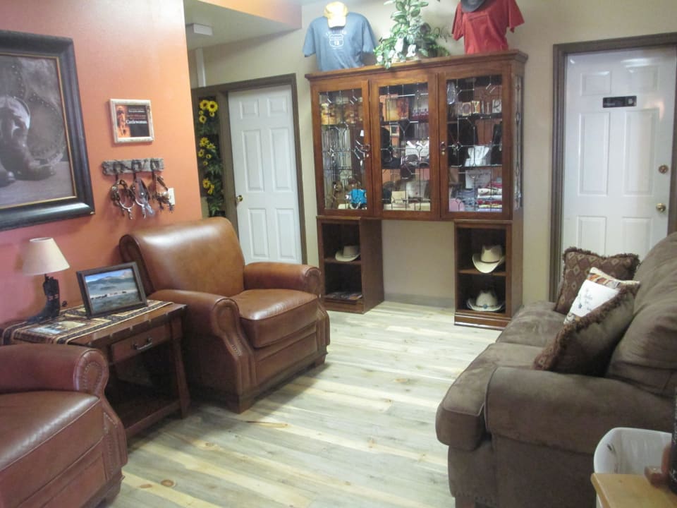 We have lots of t-shirts, hats, etc for you to buy Broken Spur Inn & Steakhouse