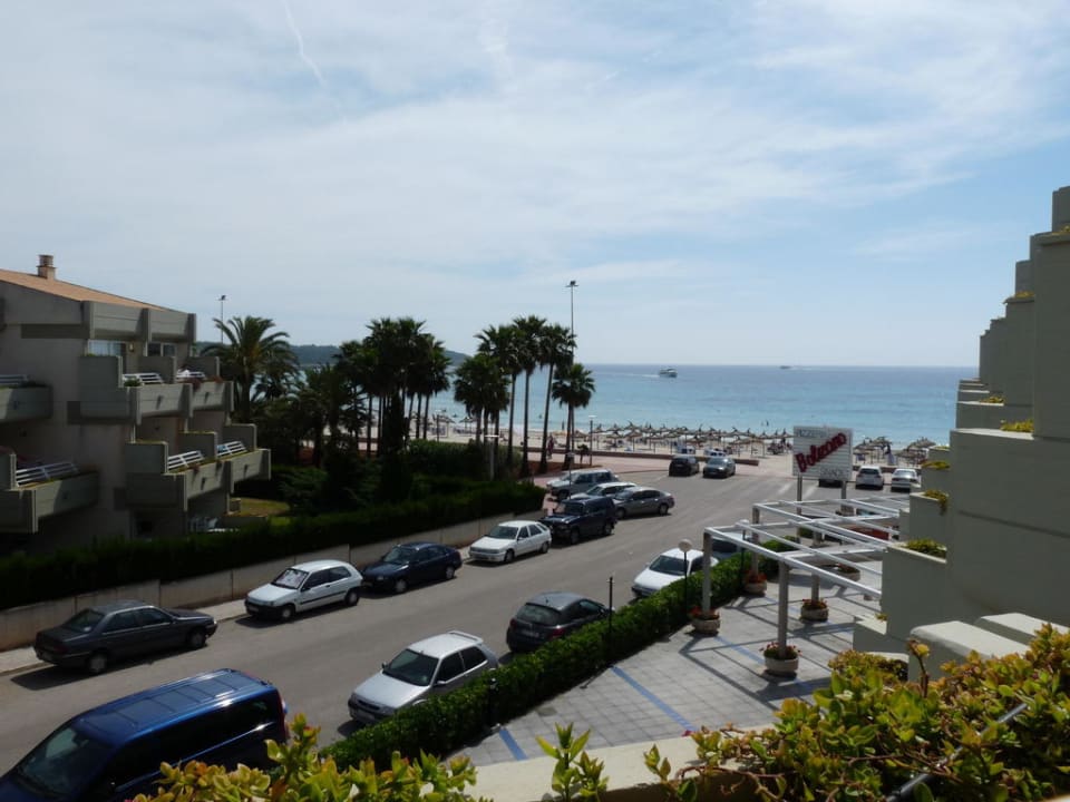 Blick vom Balkon Hipotels Mediterraneo