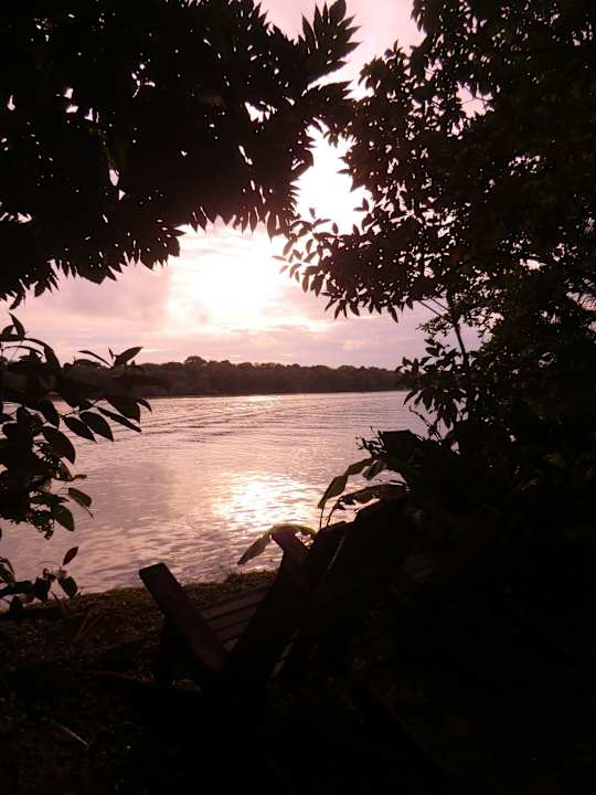 Sonnenuntergang am Kanal  Hotel Miss Junie's