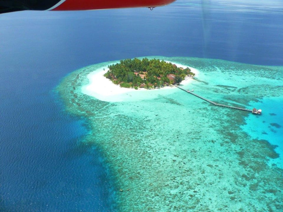 Anflug auf Thudufushi (3) - April 2009 Diamonds Thudufushi
