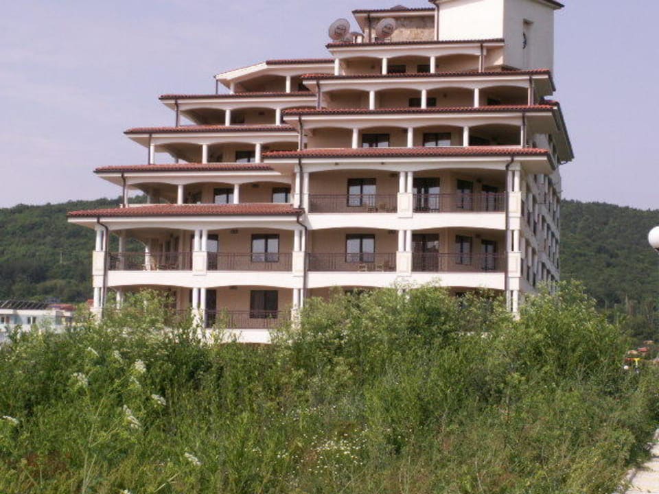 Aussenansicht vom Strandweg Hotel Cazablanka / Casablanca