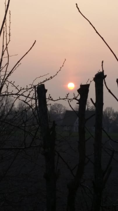 Sonnenuntergang in Altenbruch Nordseeferienhof Lafrenz