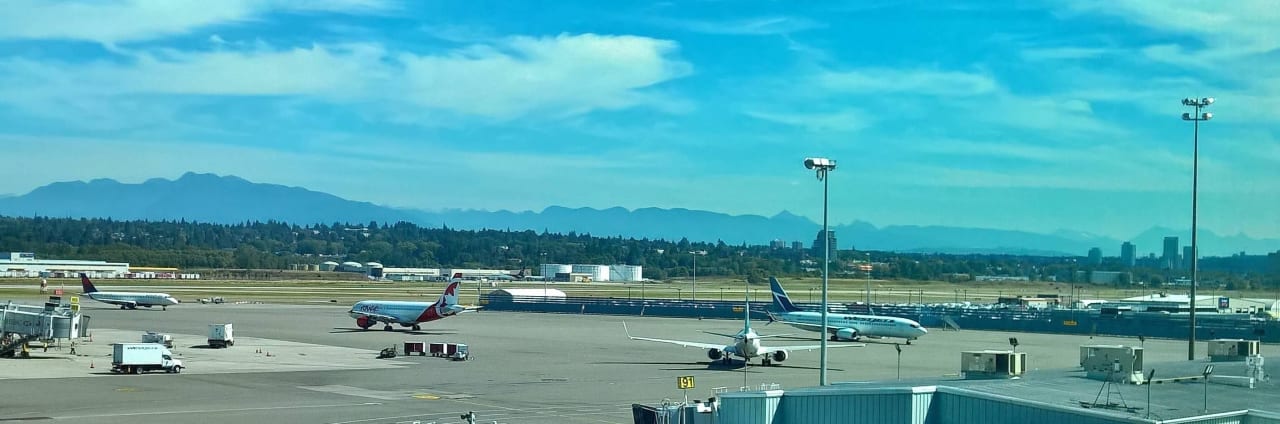 2 kommen, 2 gehen..... Fairmont Vancouver Airport