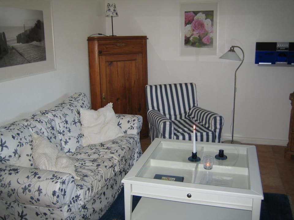 Wohnbereich Ferienwohnung Hüs Dikstian