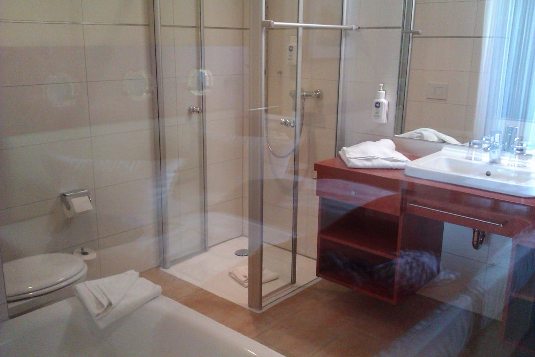 Badezimmer im neue Gebäude Nautic Usedom Hotel & Spa by SEETELHOTELS