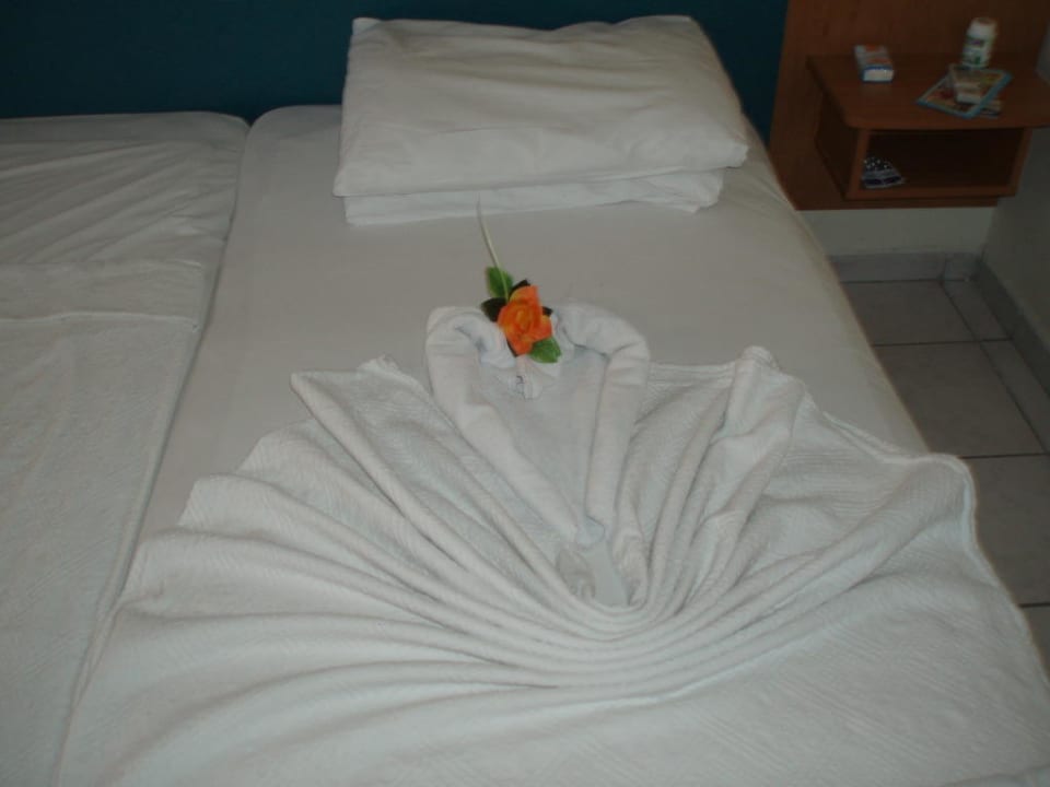 Sehr schöne Deko danke an die Reinigungskraft Hotel Aslan City Kleopatra