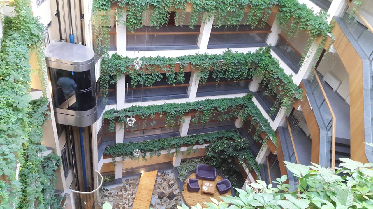 Blick aus 6 Stock  Orchidea Spa Boutique