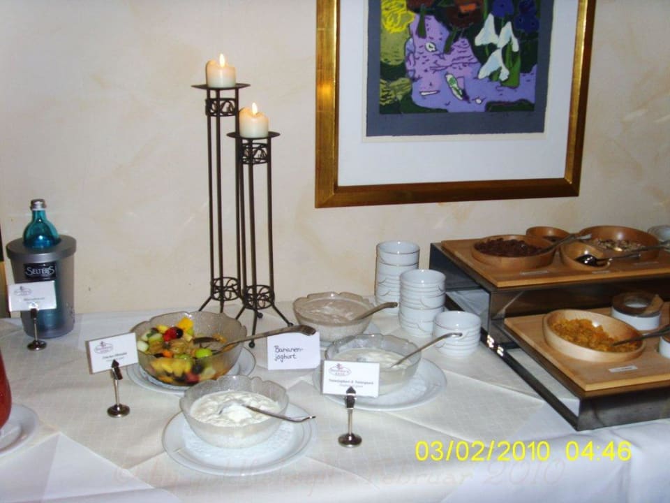 Frühstücksbuffet - Quark, Müsli usw. Boutiquehotel Myn Utspann