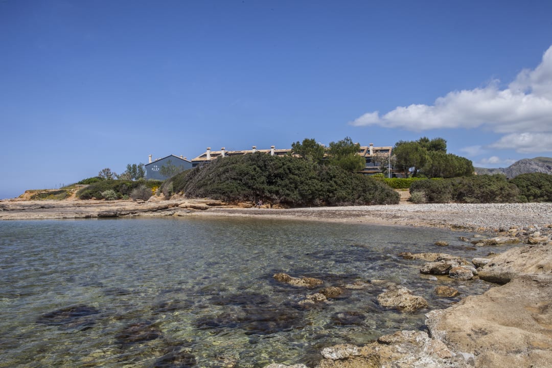 Strand Es Blau des Nord