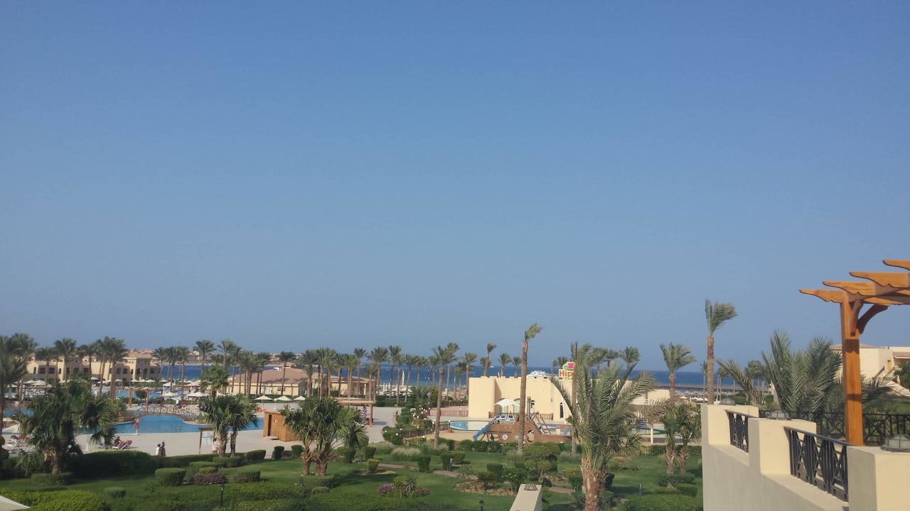 Ausblick von der Lobby Cleopatra Luxury Resort Makadi Bay