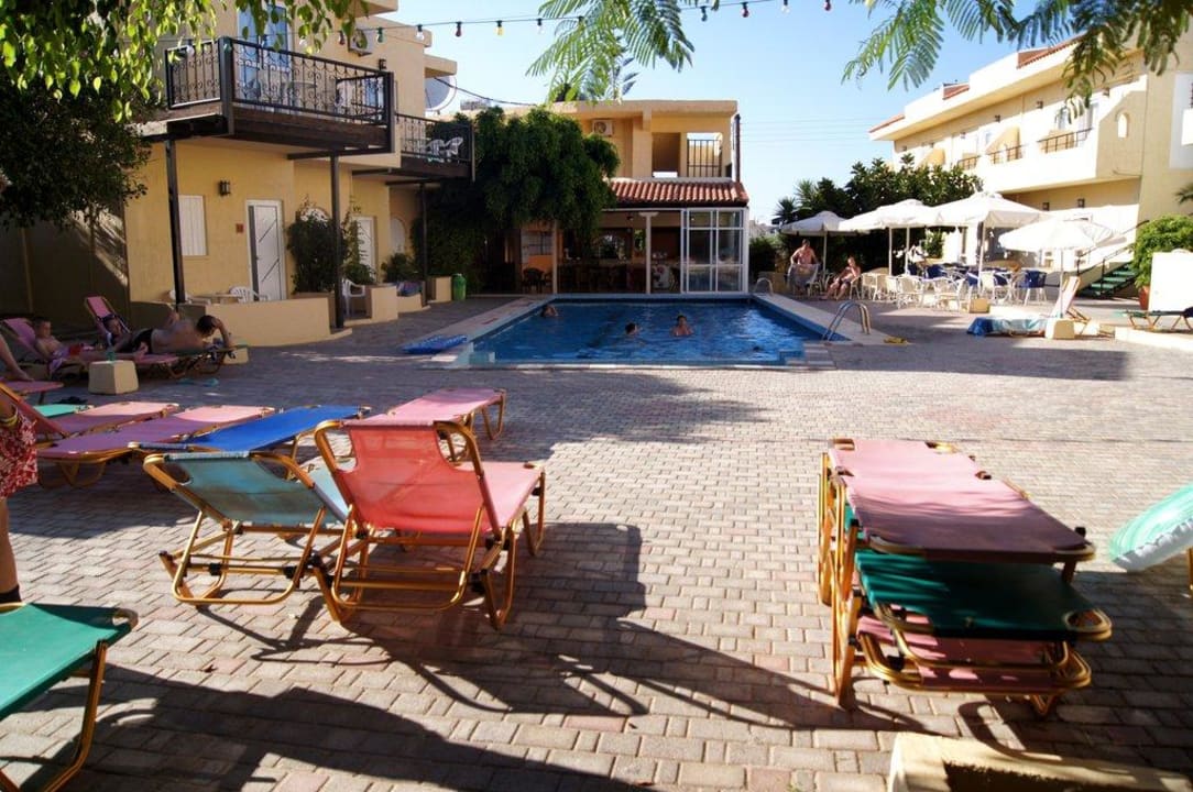 Widok na basen Hotel Cosman