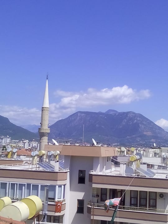 Aussicht vom 5. Stock balkon Arsi Hotel