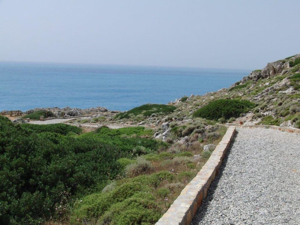 Der neue Weg zum Strand Hotel Kalithea Horizon Royal