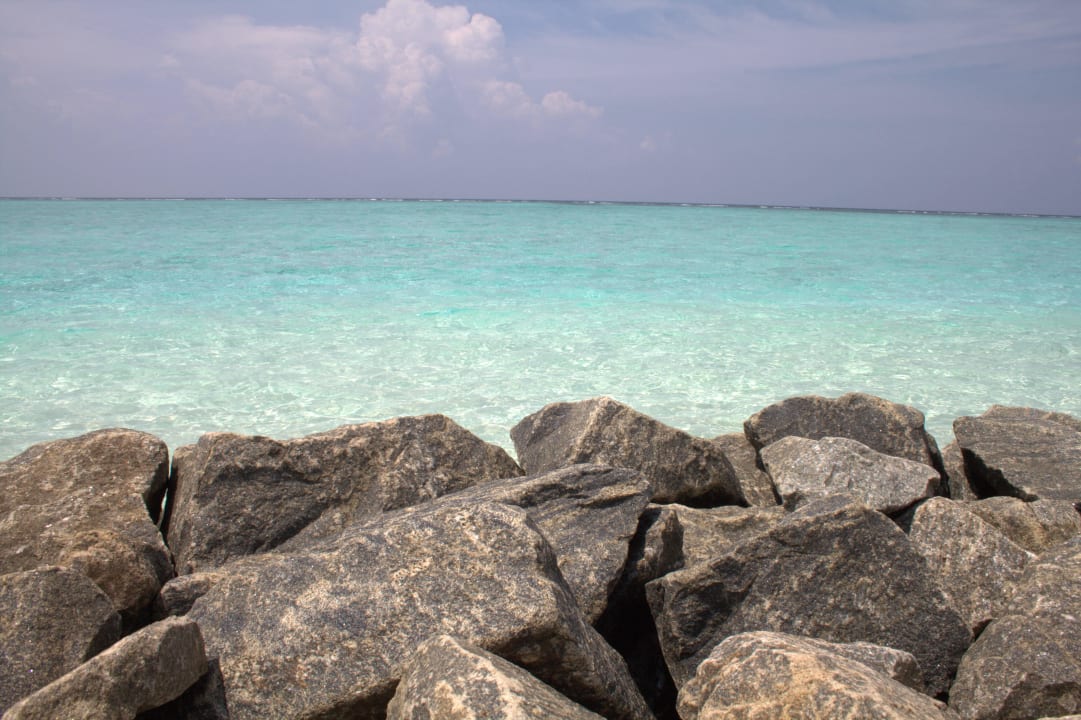 Strand Lagunenseite Summer Island Maldives