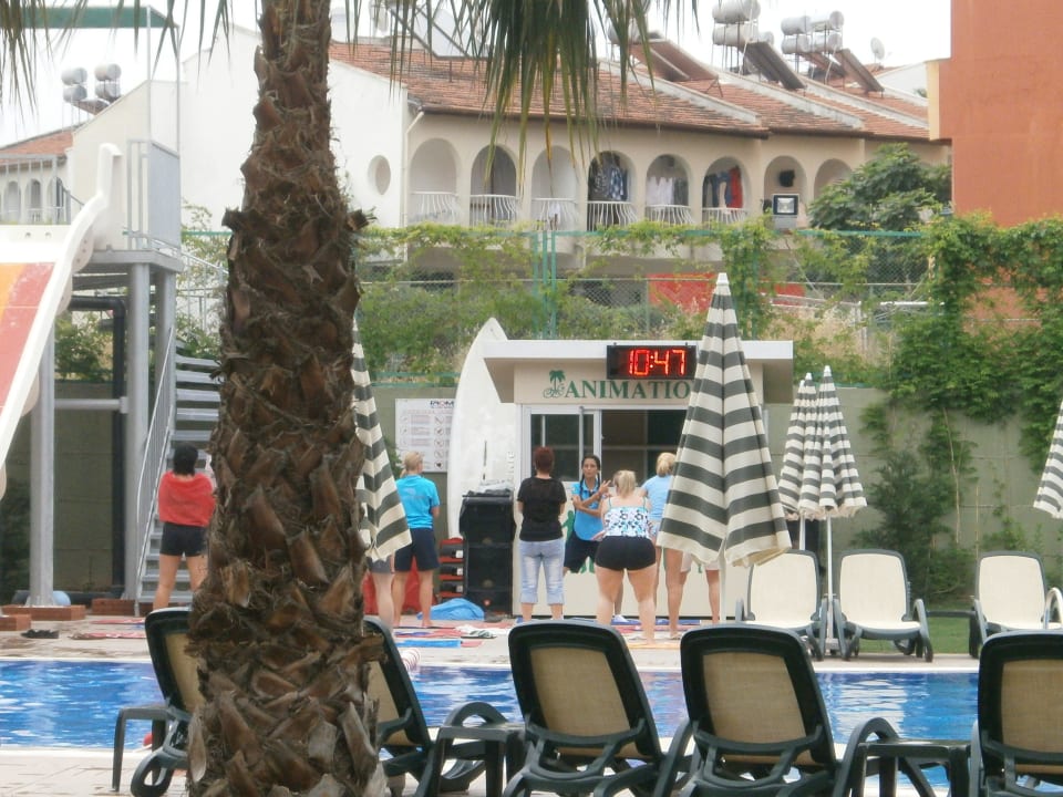 Morgengymnastik Hotel Gardenia Beach