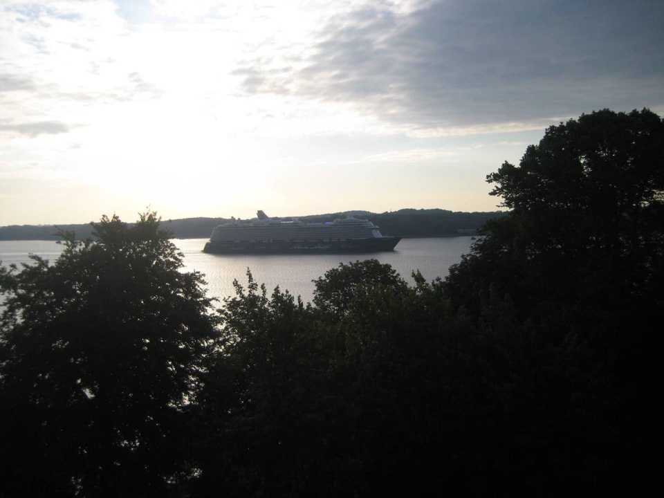 Ausblick vom Zimmer Maritim Hotel Bellevue Kiel