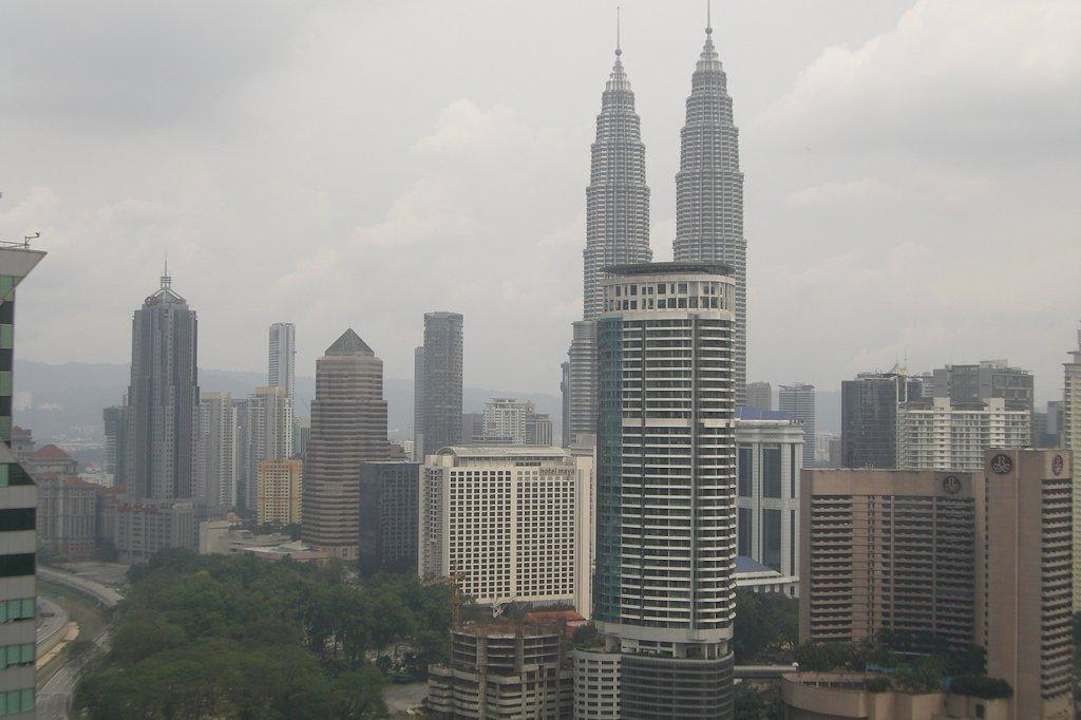 Ausblick vom 36. Stock Sheraton Imperial Kuala Lumpur