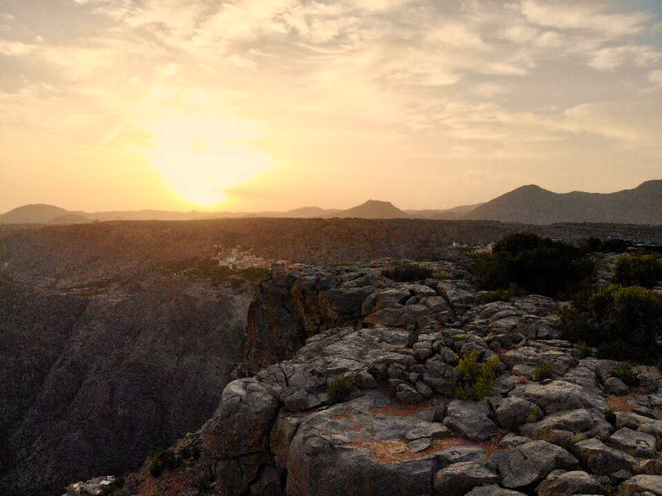 Ausblick von unserer Villa Anantara Al Jabal Al Akhdar Resort