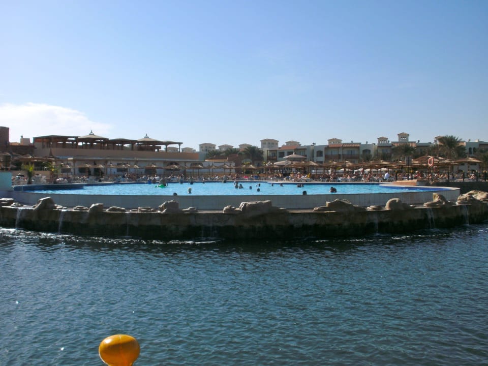 Pool mit Lagune  Pickalbatros Dana Beach Resort - Hurghada