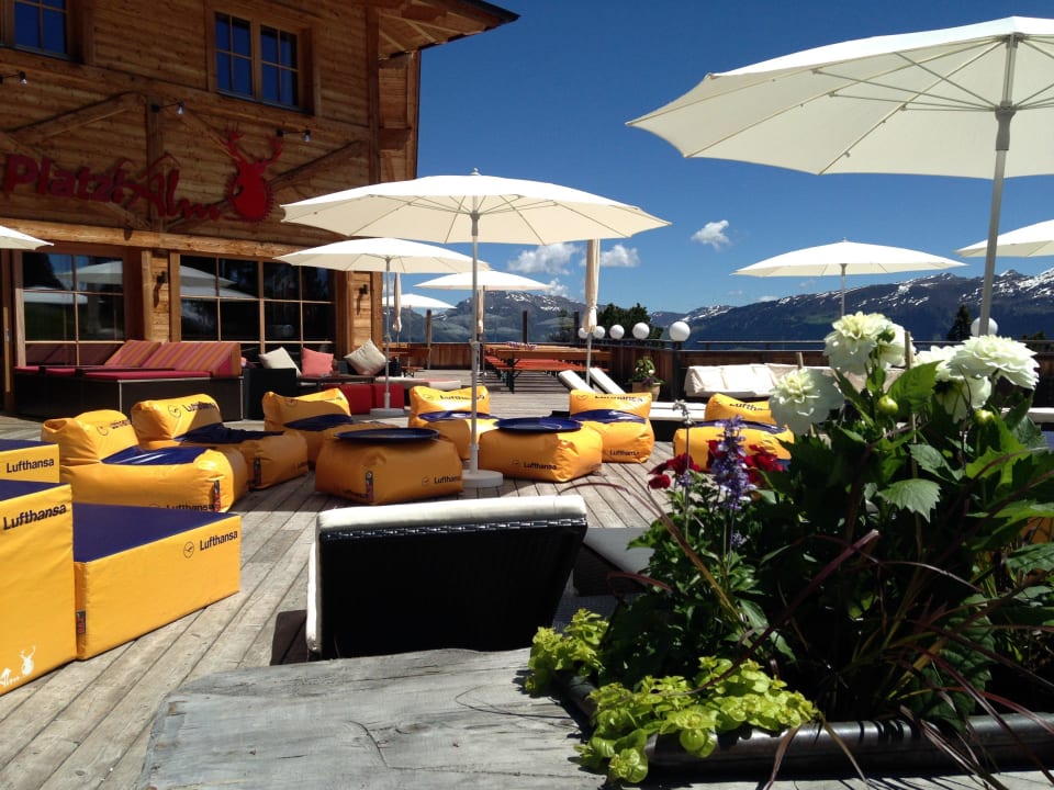 Unsere Terrasse Berggasthof Platzlalm