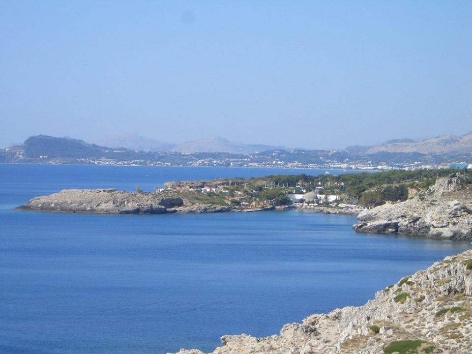 Blick in Richtung Faliraki Hotel Kalithea Horizon Royal