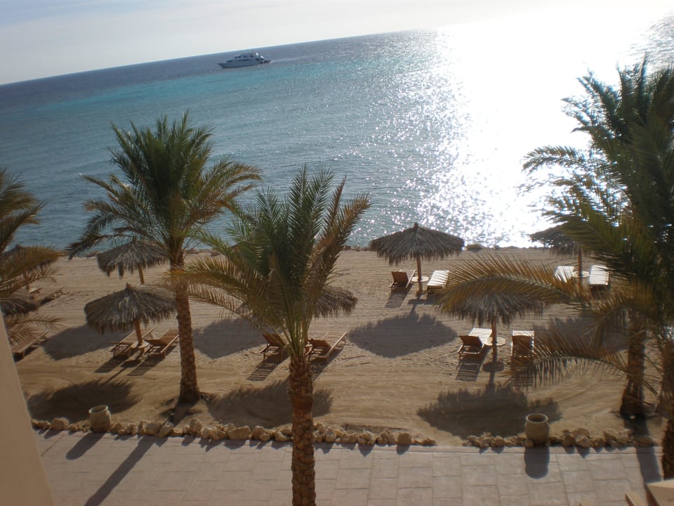 Blick vom Balkon The Breakers Diving & Surfing Lodge